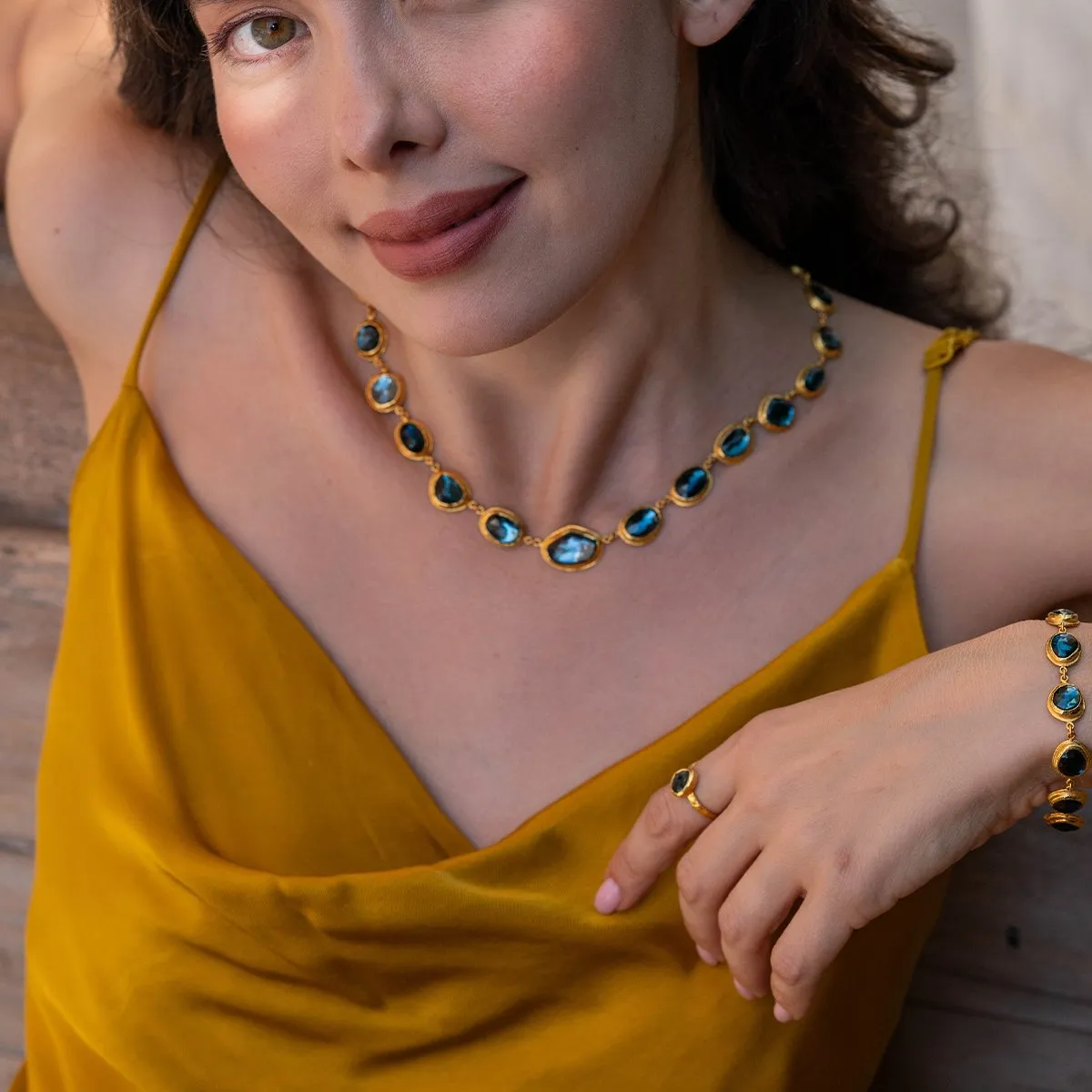 Ocean Serenade Üçlü Altın Set